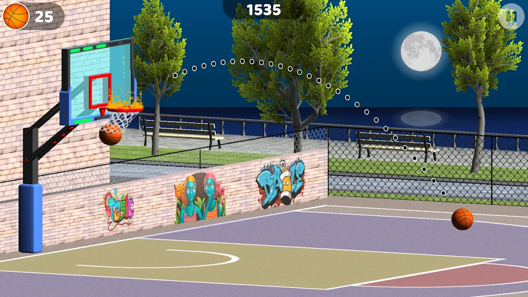 Скачать взломанную Basketball: Shooting Hoops  [МОД Бесконечные монеты] — последняя версия apk на Андроид screen 1