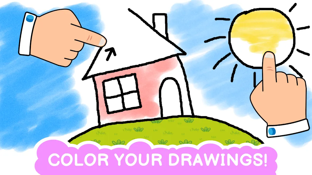 Скачать взломанную Easy coloring book for kids  [МОД Все открыто] — стабильная версия apk на Андроид screen 3