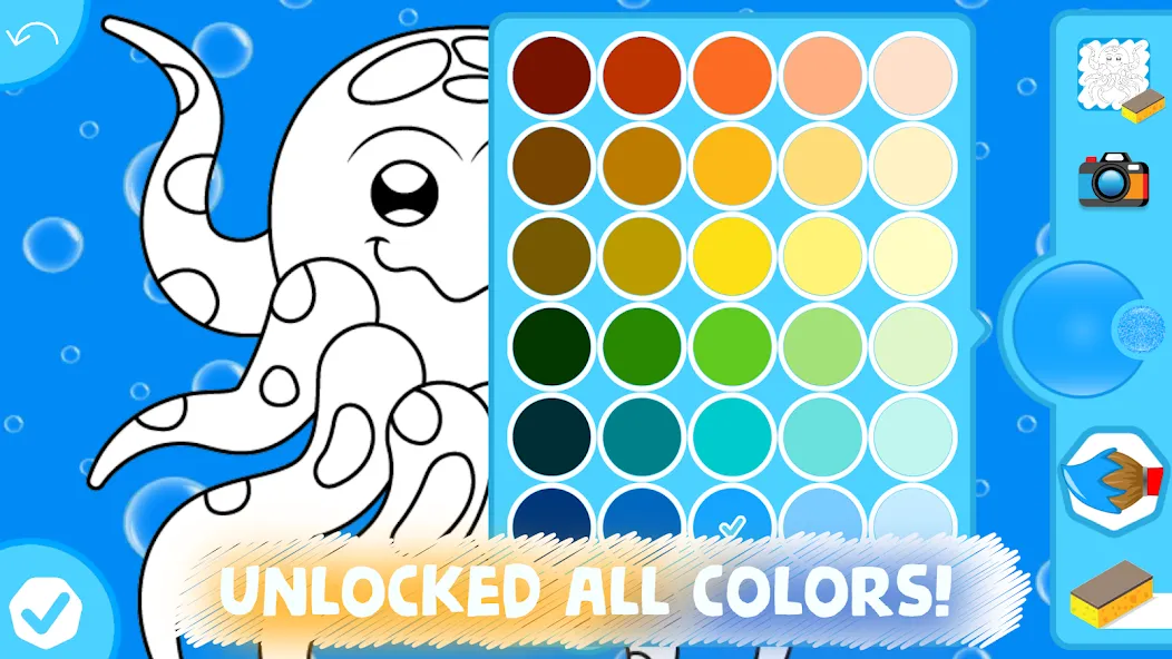 Скачать взломанную Easy coloring pages for kids  [МОД Все открыто] — последняя версия apk на Андроид screen 5