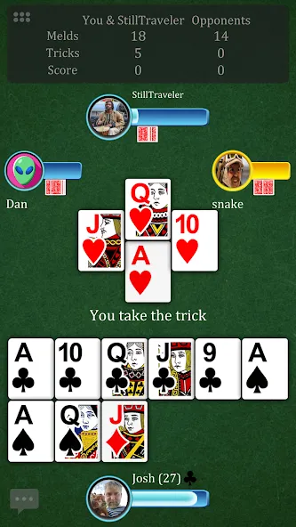 Скачать взломанную Pinochle.Net  [МОД Unlimited Money] — последняя версия apk на Андроид screen 1