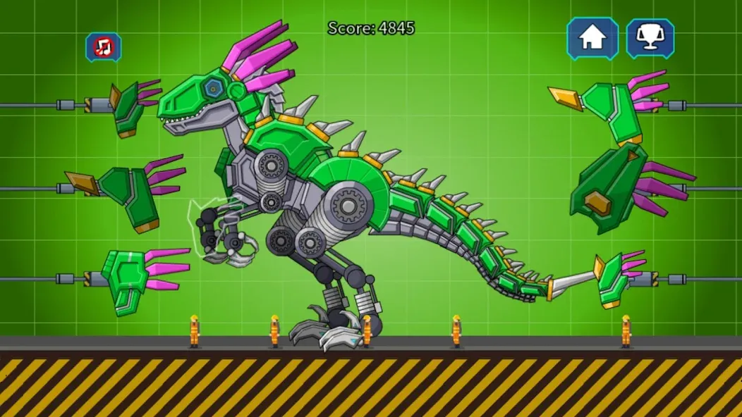 Взлом Velociraptor Rex Dino Robot (Велоцираптор Рекс Дино Робот)  [МОД Unlimited Money] — полная версия apk на Андроид screen 1