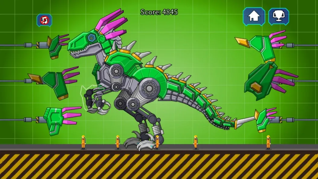 Взлом Velociraptor Rex Dino Robot (Велоцираптор Рекс Дино Робот)  [МОД Unlimited Money] — полная версия apk на Андроид screen 5