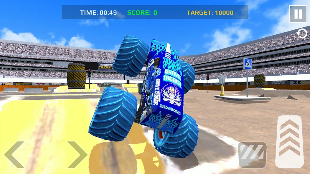 Скачать взлом Car Games: Monster Truck Stunt (Монстртрак стант)  [МОД Unlimited Money] — полная версия apk на Андроид screen 3