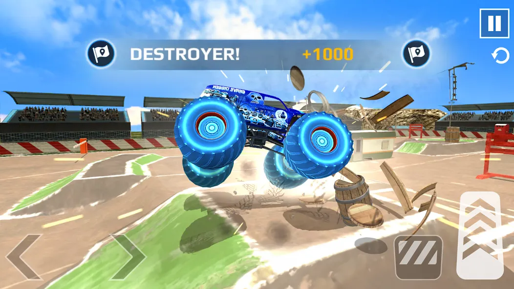 Скачать взлом Car Games: Monster Truck Stunt (Монстртрак стант)  [МОД Unlimited Money] — полная версия apk на Андроид screen 4