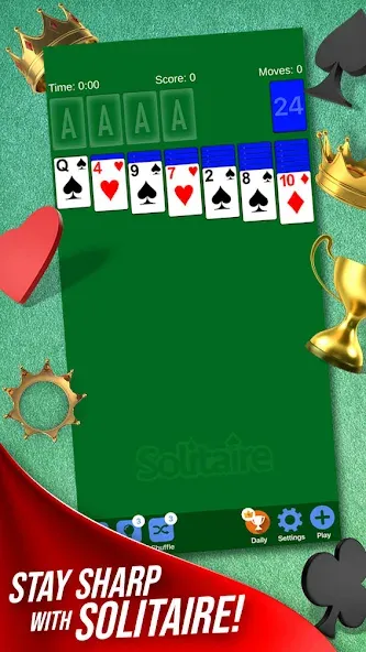 Скачать взлом Solitaire + Card Game by Zynga  [МОД Бесконечные деньги] — полная версия apk на Андроид screen 1