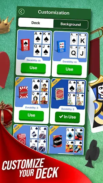 Скачать взлом Solitaire + Card Game by Zynga  [МОД Бесконечные деньги] — полная версия apk на Андроид screen 4