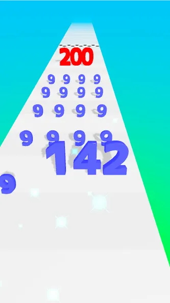 Взломанная Number Master: Run and merge (Намбер Мастер)  [МОД Mega Pack] — полная версия apk на Андроид screen 2