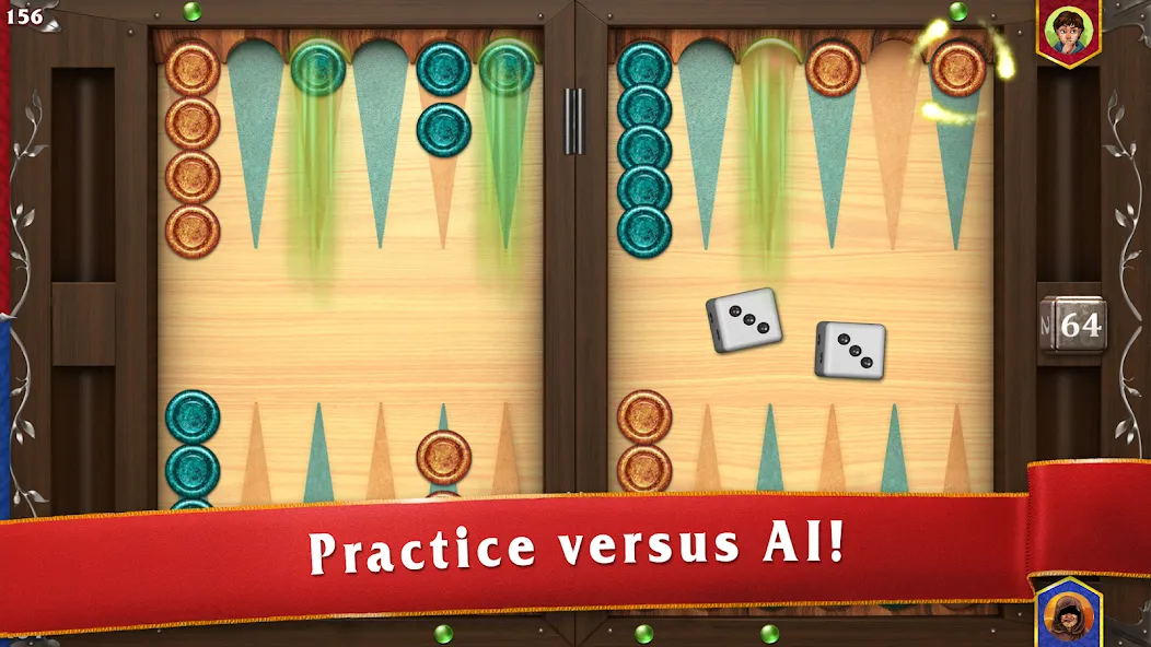 Взлом Backgammon Masters  [МОД Unlocked] — стабильная версия apk на Андроид screen 3