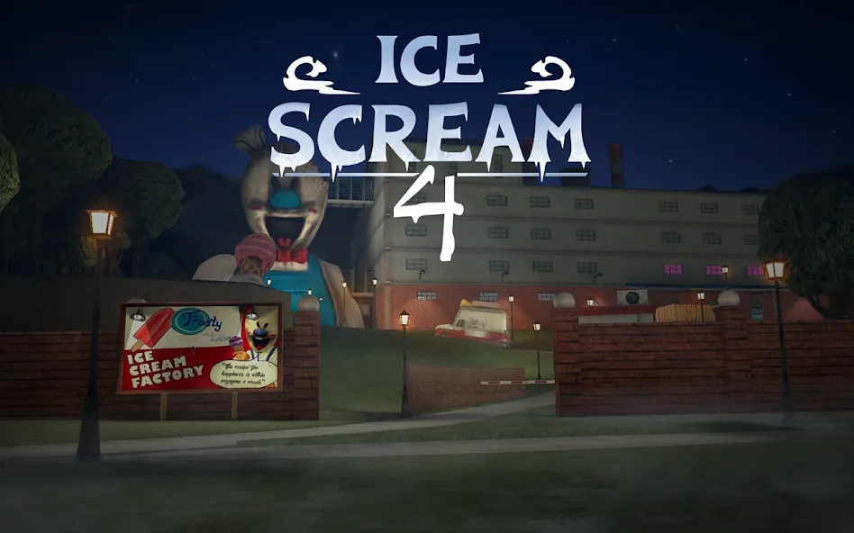 Скачать взлом Ice Scream 4: Rod's Factory (Айс Скрим 4)  [МОД Unlocked] — стабильная версия apk на Андроид screen 1