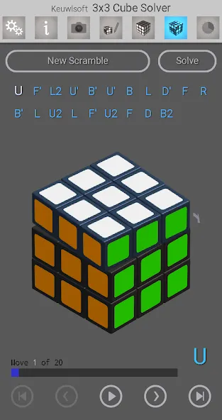 Скачать взлом 3×3 Cube Solver (х3 кубик решатель)  [МОД Все открыто] — стабильная версия apk на Андроид screen 4