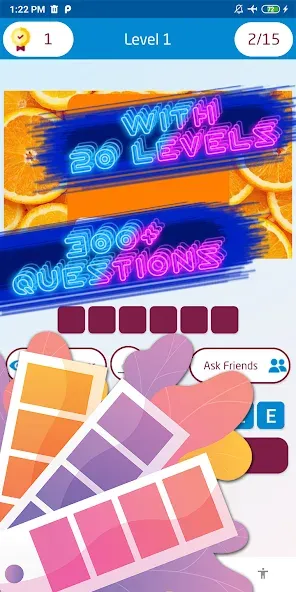 Взлом Guess the color game  [МОД Много монет] — полная версия apk на Андроид screen 3