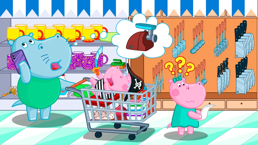 Скачать взлом Supermarket: Shopping Games  [МОД Unlimited Money] — стабильная версия apk на Андроид screen 2