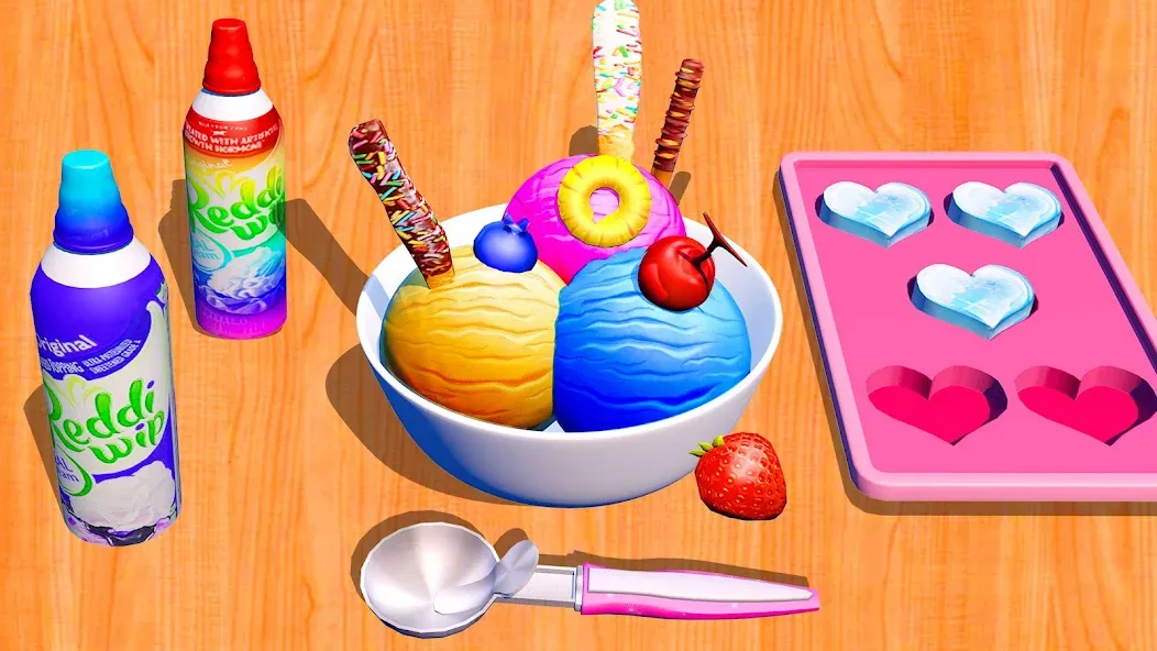 Взлом Ice Cream Games: Rainbow Maker (Айс Крем Геймс)  [МОД Много денег] — полная версия apk на Андроид screen 1