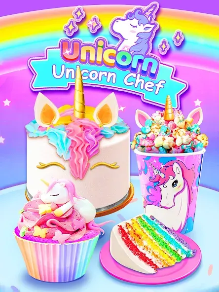 Скачать взлом Girl Games: Unicorn Cooking  [МОД Бесконечные деньги] — стабильная версия apk на Андроид screen 3