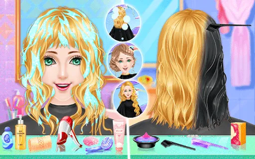 Скачать взлом Doll Makeover — Fashion Queen (Игры по макияжу для девочек)  [МОД Mega Pack] — стабильная версия apk на Андроид screen 3