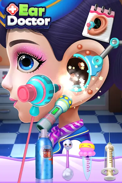 Скачать взлом Ear Doctor  [МОД Unlimited Money] — последняя версия apk на Андроид screen 1