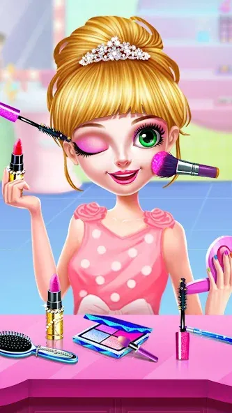 Скачать взломанную Princess Makeup Salon  [МОД Меню] — последняя версия apk на Андроид screen 2