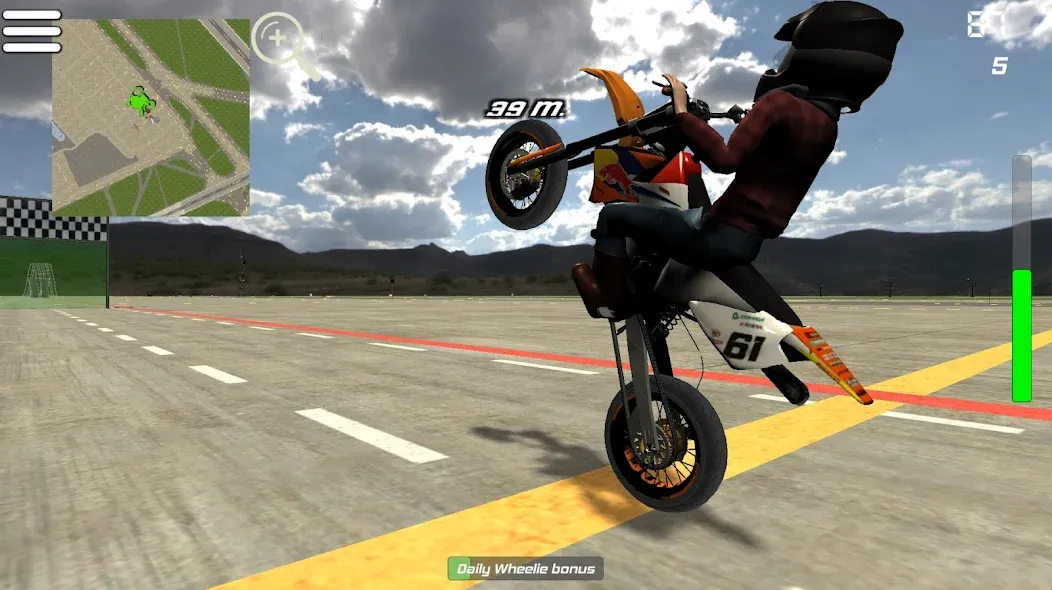 Скачать взлом Wheelie King 5 (Уили Кинг 5)  [МОД Unlimited Money] — полная версия apk на Андроид screen 1