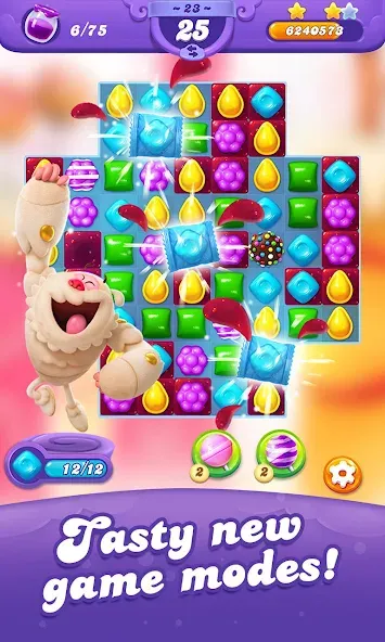 Скачать взломанную Candy Crush Friends Saga (Кенди Краш Френдс Сага)  [МОД Menu] — последняя версия apk на Андроид screen 1