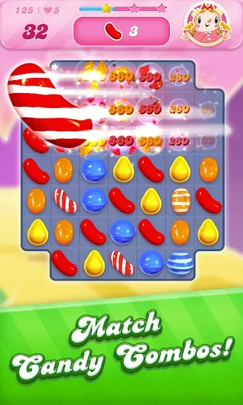 Взлом Candy Crush Saga (Кенди Краш Сага)  [МОД Много монет] — полная версия apk на Андроид screen 2