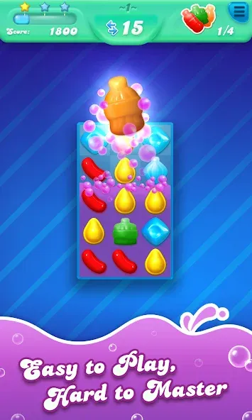 Скачать взлом Candy Crush Soda Saga (Кенди Краш Сода Сага)  [МОД Mega Pack] — стабильная версия apk на Андроид screen 1