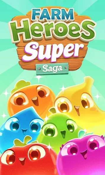 Скачать взломанную Farm Heroes Super Saga (Фарм Хероес Супер Сага)  [МОД Menu] — полная версия apk на Андроид screen 5