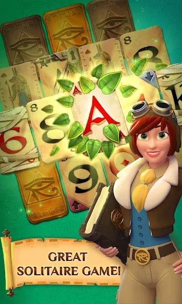 Скачать взлом Pyramid Solitaire Saga (Пирамида Солитер Сага)  [МОД Unlimited Money] — полная версия apk на Андроид screen 1