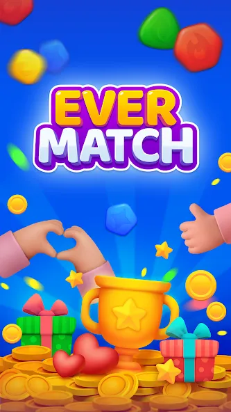 Скачать взлом EverMatch 3 Game (ЭверМатч 3 Игра)  [МОД Много монет] — последняя версия apk на Андроид screen 1