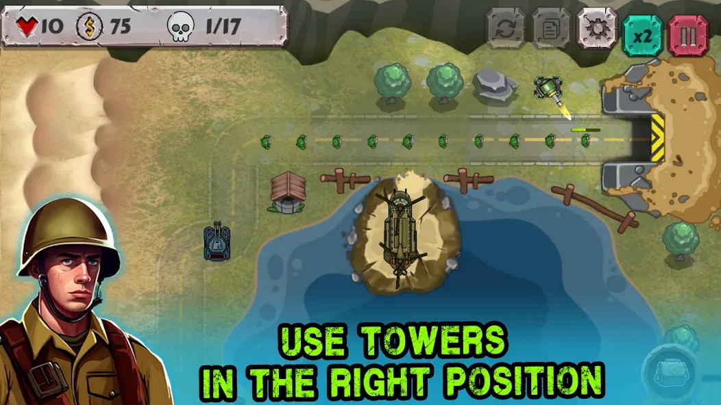 Скачать взломанную Battle Strategy: Tower Defense  [МОД Много денег] — стабильная версия apk на Андроид screen 3