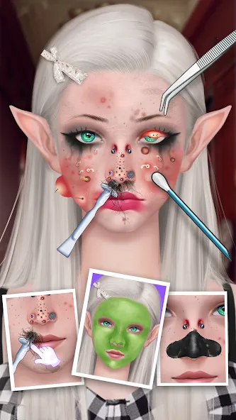 Взломанная Ear Salon ASMR Ear Wax& Tattoo (АСМР)  [МОД Unlimited Money] — полная версия apk на Андроид screen 2