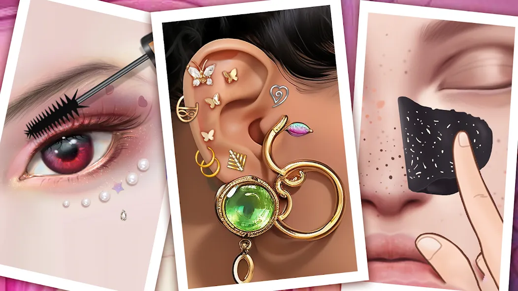 Взломанная Ear Salon ASMR Ear Wax& Tattoo (АСМР)  [МОД Unlimited Money] — полная версия apk на Андроид screen 4