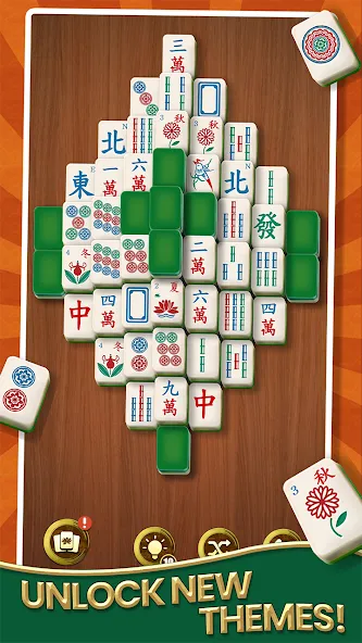 Взлом Mahjong Solitaire — Master (Маджонг Солитер)  [МОД Unlimited Money] — стабильная версия apk на Андроид screen 3