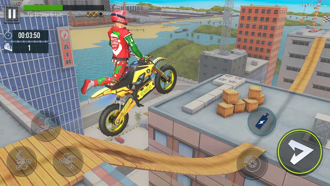 Взломанная Bike Stunt : Motorcycle Game  [МОД Mega Pack] — последняя версия apk на Андроид screen 2