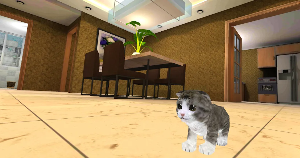 Взломанная Kitten Cat Simulator 3D Craft  [МОД Бесконечные деньги] — полная версия apk на Андроид screen 2