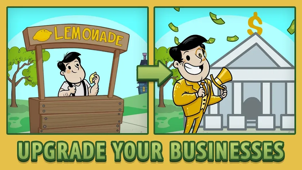 Скачать взломанную AdVenture Capitalist (ЭдВенчер Капиталист)  [МОД Unlocked] — полная версия apk на Андроид screen 3