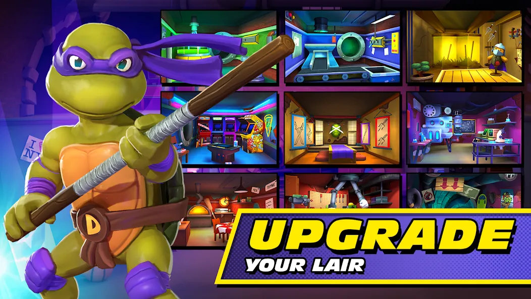 Взломанная TMNT: Mutant Madness (ТМНТ)  [МОД Меню] — последняя версия apk на Андроид screen 3