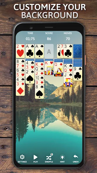 Скачать взломанную Solitaire Classic Era Games  [МОД Menu] — стабильная версия apk на Андроид screen 2