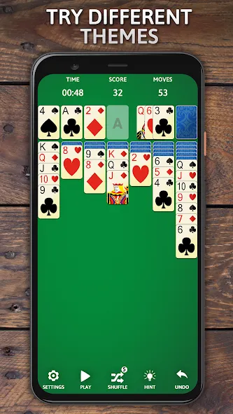 Скачать взломанную Solitaire Classic Era Games  [МОД Menu] — стабильная версия apk на Андроид screen 3