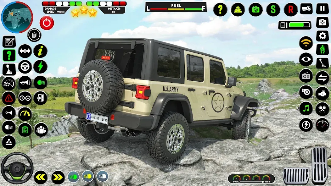 Взломанная Army Truck Transporter Game 3D  [МОД Unlimited Money] — стабильная версия apk на Андроид screen 1