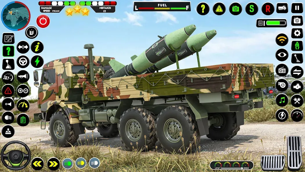 Взломанная Army Truck Transporter Game 3D  [МОД Unlimited Money] — стабильная версия apk на Андроид screen 3