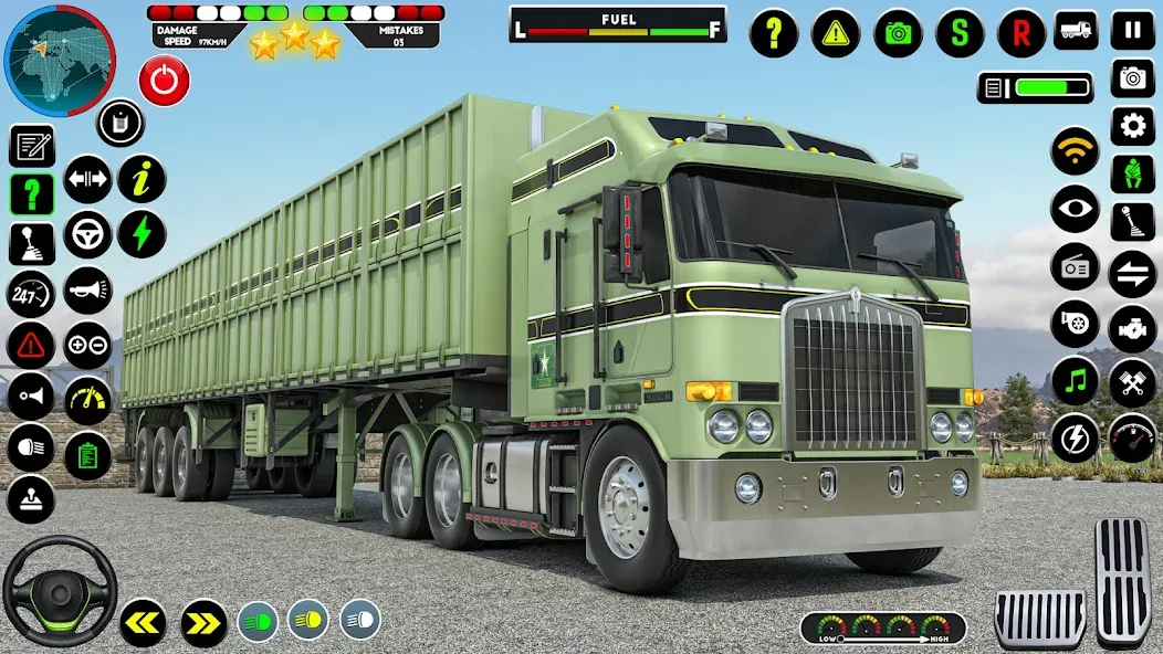 Взломанная Army Truck Transporter Game 3D  [МОД Unlimited Money] — стабильная версия apk на Андроид screen 5