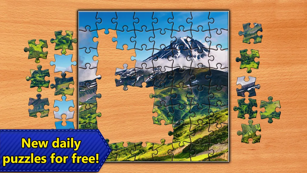 Взломанная Jigsaw Puzzles Epic  [МОД Бесконечные деньги] — стабильная версия apk на Андроид screen 3