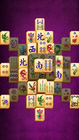 Скачать взломанную Mahjong Titan (Маджонг Титан)  [МОД Все открыто] — полная версия apk на Андроид screen 2