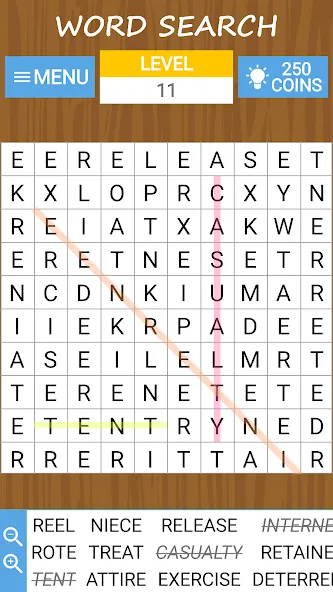 Взломанная Word search, criss-cross, etc  [МОД Unlimited Money] — полная версия apk на Андроид screen 1