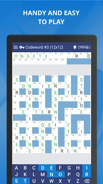 Взломанная Keywords — Codeword Puzzle  [МОД Menu] — стабильная версия apk на Андроид screen 1