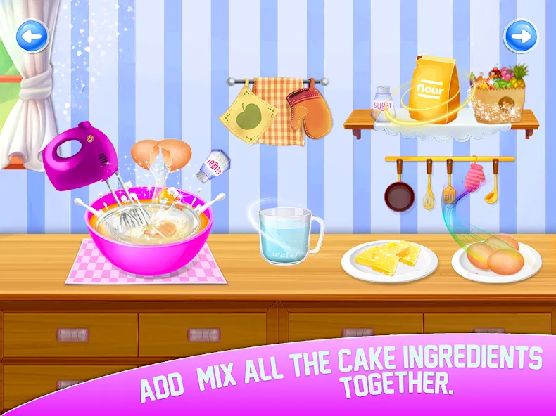 Взломанная Cake Maker Sweet Bakery Games  [МОД Unlimited Money] — последняя версия apk на Андроид screen 3