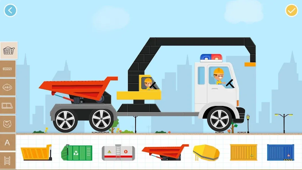 Взломанная Labo Brick Car 2 Game for Kids (Лабо)  [МОД Много монет] — последняя версия apk на Андроид screen 1