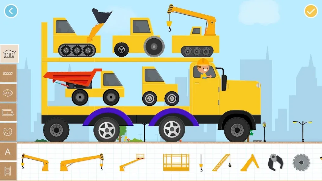 Взломанная Labo Brick Car 2 Game for Kids (Лабо)  [МОД Много монет] — последняя версия apk на Андроид screen 2