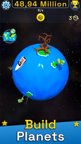 Взломанная Planet Evolution: Idle Clicker (Планета Эволюция)  [МОД Бесконечные деньги] — стабильная версия apk на Андроид screen 1