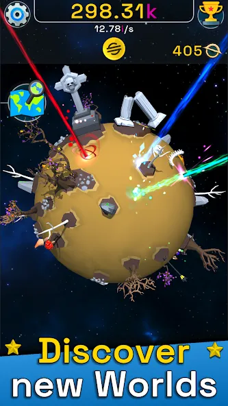 Взломанная Planet Evolution: Idle Clicker (Планета Эволюция)  [МОД Бесконечные деньги] — стабильная версия apk на Андроид screen 2